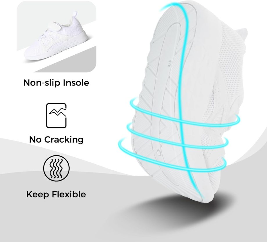 Boys Girls Lightweight Running Shoes Kids Tennis Walking Shoes Breathable Sports Sneakers (Little Kid/Big Kid)