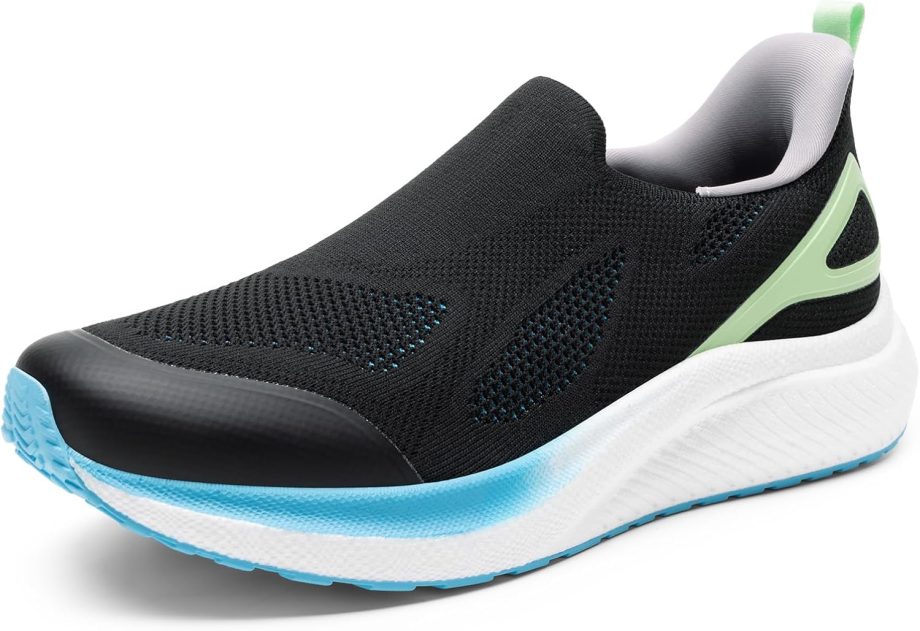 Men’s Hands-Free Slip  Walking Shoes Laceless Comfortable Tennis Sneakers