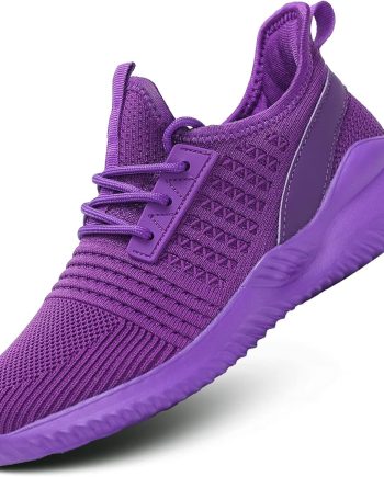 Women Walking Shoes Lightweight Breathable Running Shoes Non Slip Athletic Fashion Sneakers Mesh Workout Casual Sports