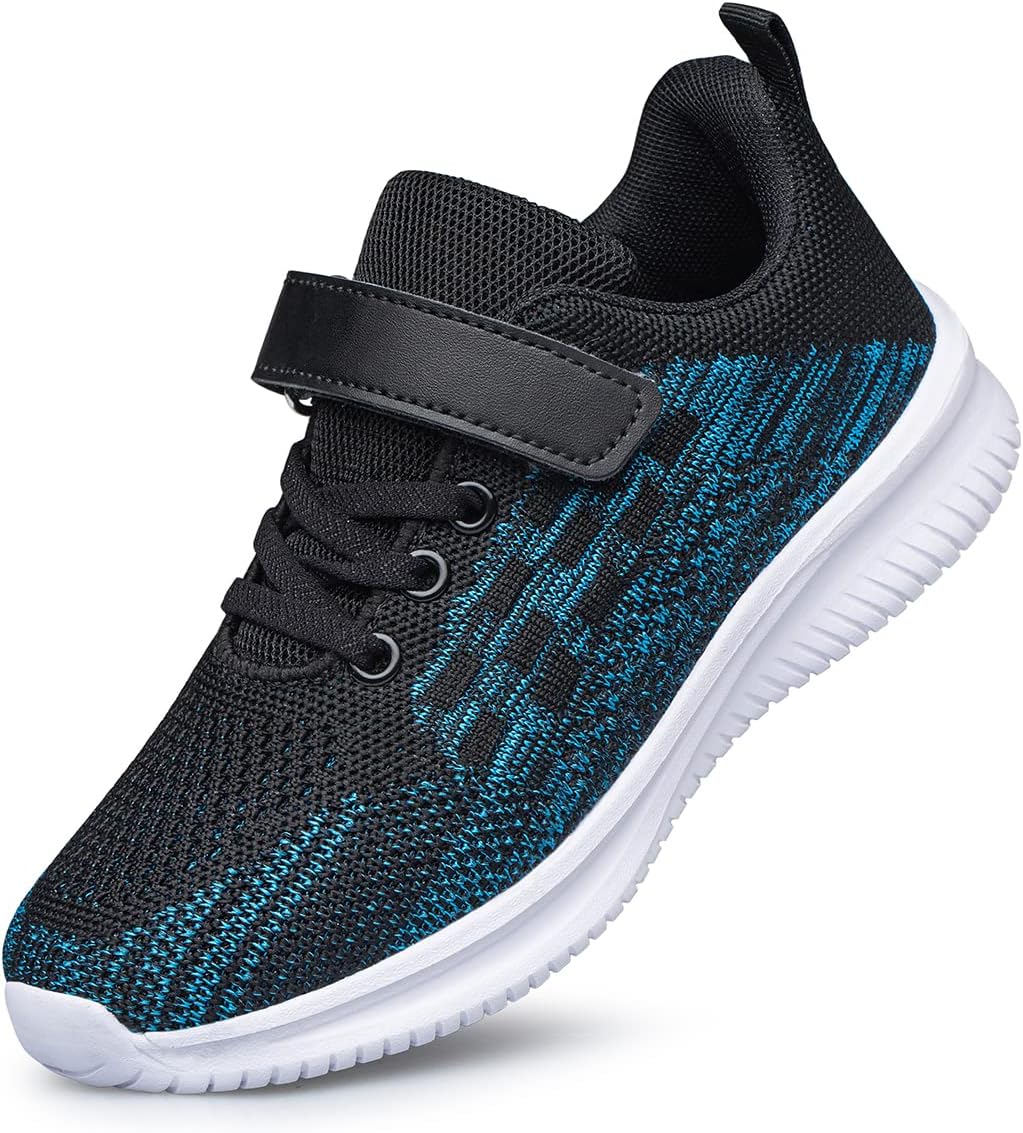 Boys Girls Sneakers Kids Shoes Unisex Lightweight Breathable Athletic Running Tennis Fitness Shoes for Toddler/Little Kid/Big Kid