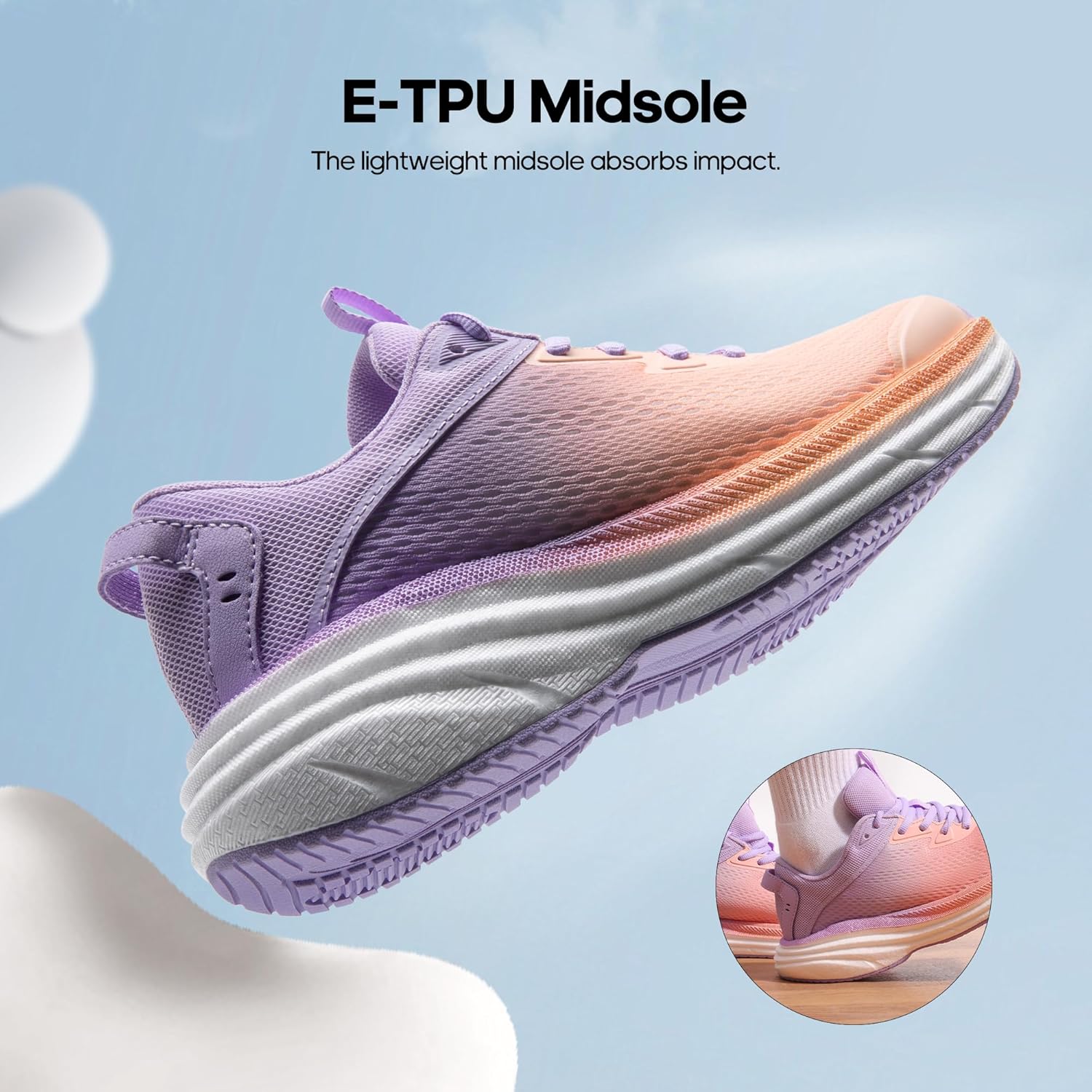 Women Running Walking Tennis Shoes fe Comfortable Cushioning Non-Slip Breathable Athletic Gym Workout Cross Trainer Jogging Sneakers