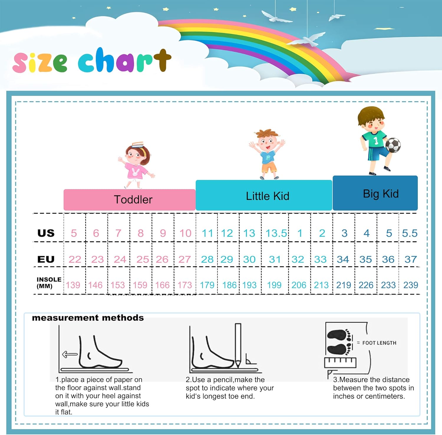 Boys Girls Sneakers Kids Sports Running Walking Shoes for Toddler/Little Kid/Big Kid