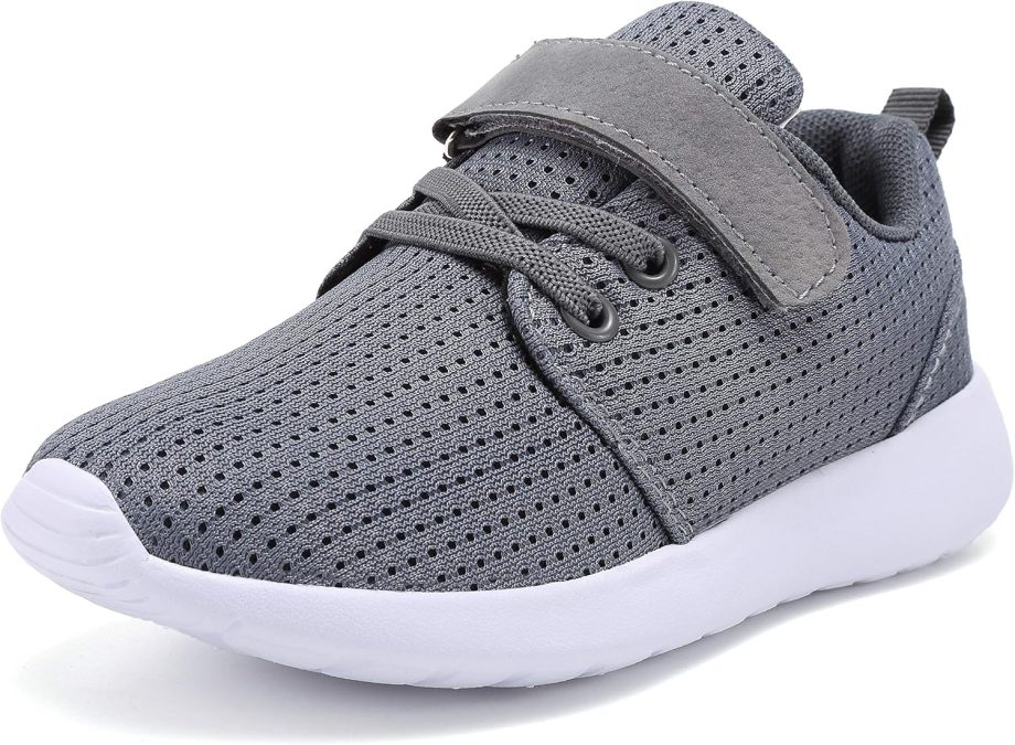Boys Girls Sneakers Kids Lightweight Breathable Strap Athletic Running Shoes for Toddler/Little Kid/Big Kid